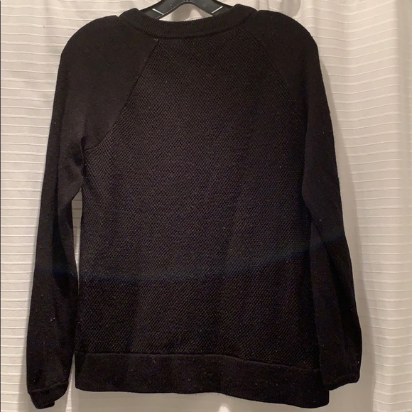 Vince wool and Leather zipper sweater - Picture 5 of 8
